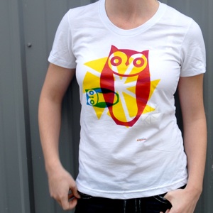 buyolympia.com: Sarah Utter - Signature Owl : designer tee sarah utter t-shirt owl